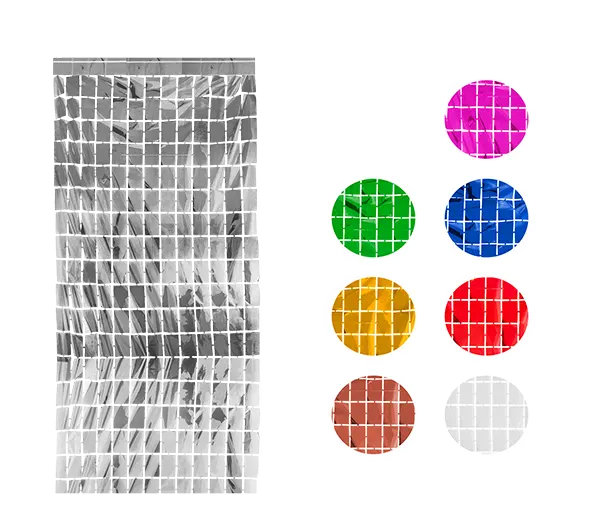 Kurtyny foliowe - różne kolory