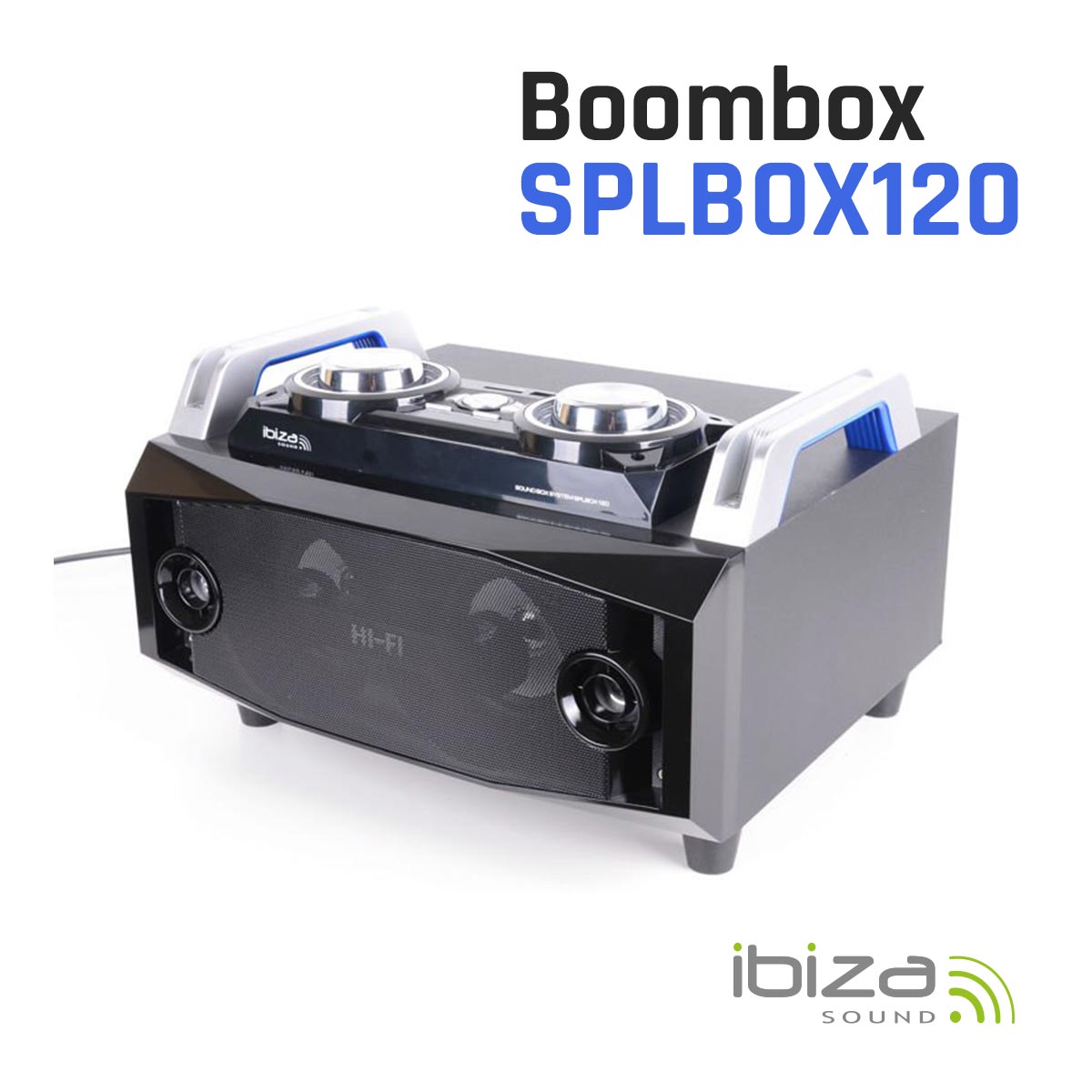 Boombox zasilany akumulatorem