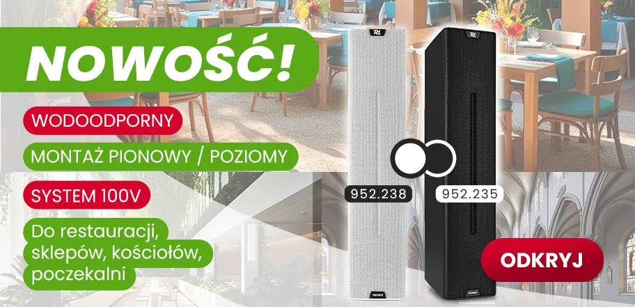 Nowość Seria kolumn 100V od Power Dynamics 