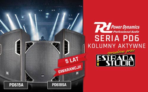 Test kolumn w Estrada i Studio PD618SA i PD615A