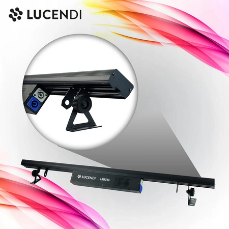 Belka oświetleniowa LED BAR LBW244 24x4W Lucendi