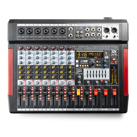 Mikser sceniczny 8-kanałowy PDM-T804 DSP/MP3 Power Dynamics