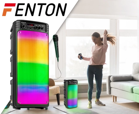 Boombox głośnik mobilny BT BoomBox340 LED mic Fenton
