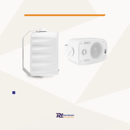 Kolumny instalacyjne 3" 60W IPX5 PD BGO30 w zestawie 2szt białe