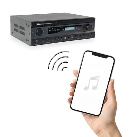 Wzmacniacz audio 2x300W karaoke DSP HDMI pilot KC8300 Audioport