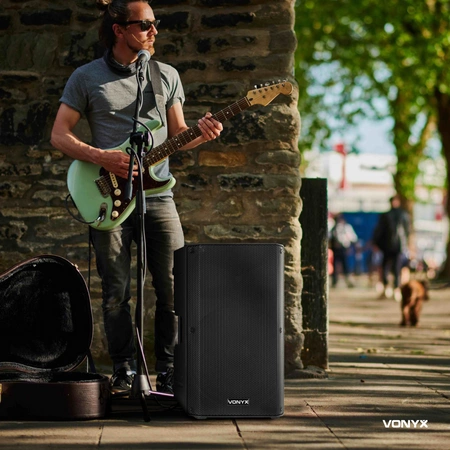 Zestaw: Kolumna mobilna 1000W VSA700-BP 15" Combi+ statyw