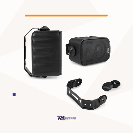 Kolumny instalacyjne 100V 3" 60W IPX5 PD BC30V czarne Power Dynamics