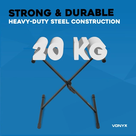 Podwójny statyw pod keyboard KBS03 Vonyx