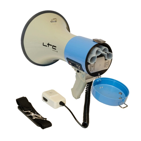 Mocny MEGAFON z USB/SD i Syreną - MEGA60USB