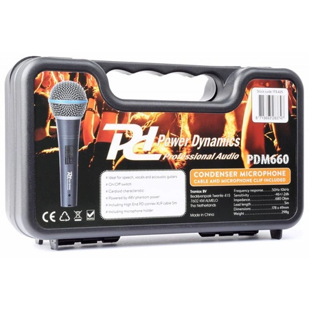 Mikrofon pojemnościowy Power Dynamics PDM660