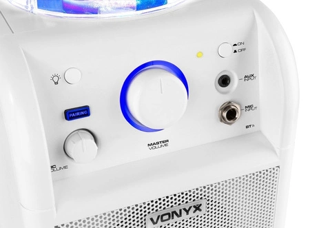 Głośnik karaoke Bluetooth efekt LED Vonyx SBS50W