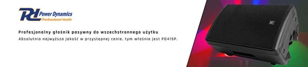 Kolumna pasywna 15" 1400W PD415P Power Dynamics