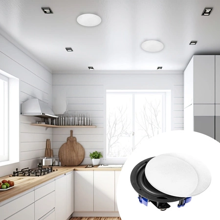 Niskoprofilowy głośnik sufitowy NCSS8 2-drożny 8" biały Power Dynamics