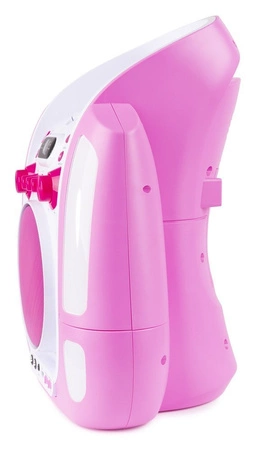 Karaoke system z CD i 2 mikrofonami SBS30P różowy