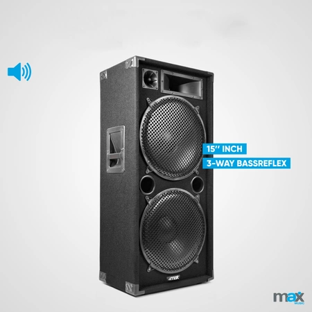 Kolumna pasywna 2x 15" 2000W 1szt MAX215