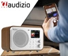 Radio Audizio Milan DAB+ z baterią w kolorze srebrnym