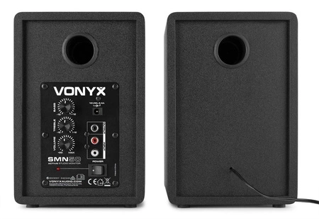 Vonyx SMN50B aktywne monitory studyjne głośniki 140W - Czarne