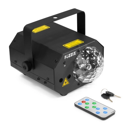 Efekt świetlny MAX DJ10- Jelly Moon z czerwonym i zielonym laserem