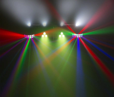 Zestaw oświetleniowy LED 2x Derby 2x Par Stroboskop BeamZ SHOWBAR