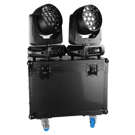 Zestaw: 2x Głowa ruchoma WASHY285 Lucendi+ Case