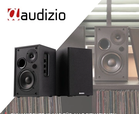 Zestaw aktywnych głośników półkowych KS02 80W BT czarne Audizio