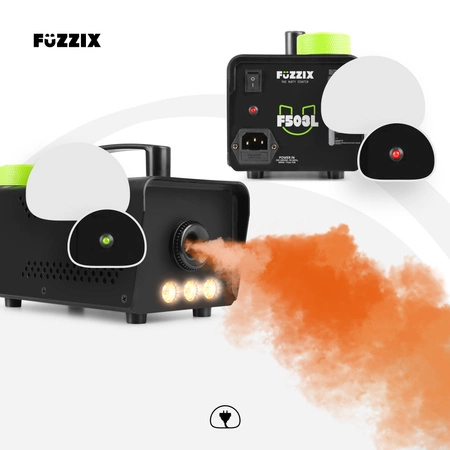 Wytwornica dymu F503L z efektem LED RGB Fuzzix + płyn gratis