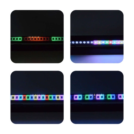 Belka oświetleniowa obrotowa 22x3W RGBW SMD LED DMX Firefog