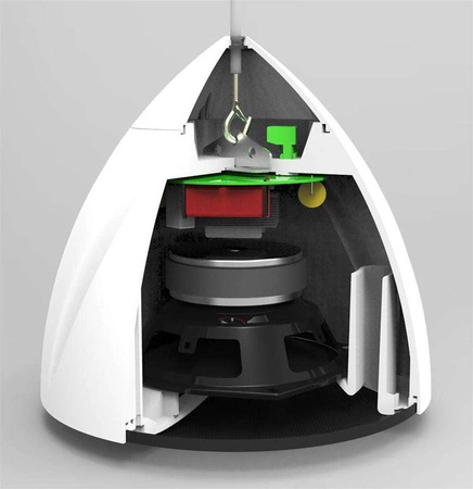 Głośnik wiszący Power Dynamics 1szt PDS40W 100V / 8 Ohm - 5,25 cala - biały