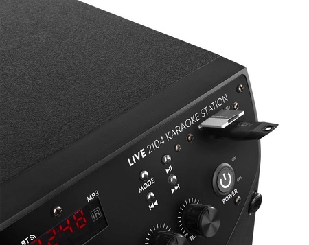 Aktywna kolumna karaoke 2x 10" LED LIVE2104 Fenton