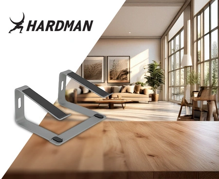 Statyw pod laptop składany LSR2 srebrny Hardman