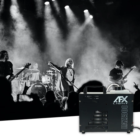 Zestaw: Wytwornica dymu HAZE800 DMX 700W+ płyn do dymu 1L