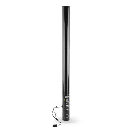 Tuba konfetti 80cm elektryczna - konfetti czerwone serca