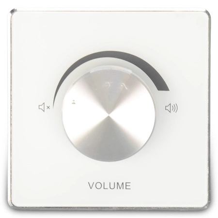 Regulator głośności 10W/100V - ARG3 srebrne szkło Audioport