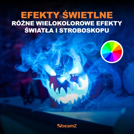 Zestaw Imprezowy: Dyniowa wytwornica dymu z efektami świetlnymi LED