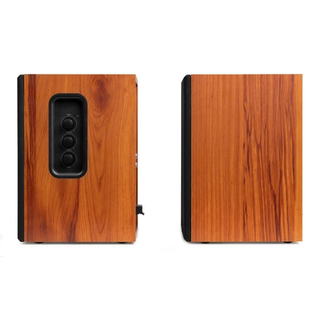 Zestaw aktywnych głośników półkowych KS02 80W BT brązowe Audizio