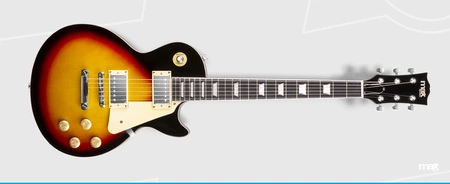 Zestaw: Gitara elektryczna GigKit w stylu LP sunburst+ wzmacniacz+ akcesoria