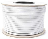 Kabel głośnikowy 2x1.5 biały RX28 1m