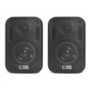 System zewnętrznych czarnych głośników 2 x 3" BGO30 z 12V wzmacniaczem mobilnym oraz mikrofonem