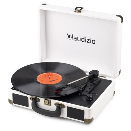 Gramofon w walizce z BT In/Out RP116CR Audizio biały