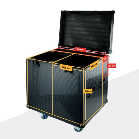 Zestaw: 2x Głowa ruchoma LB300 Beam 300W LED Lucendi+ dedykowane case