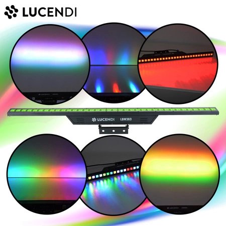 Belka oświetleniowa LED BAR LBW363 36x3W RGB LED Lucendi