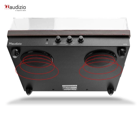 Gramofon RP113B z wejściem/wyjściem BT czarny Audizio