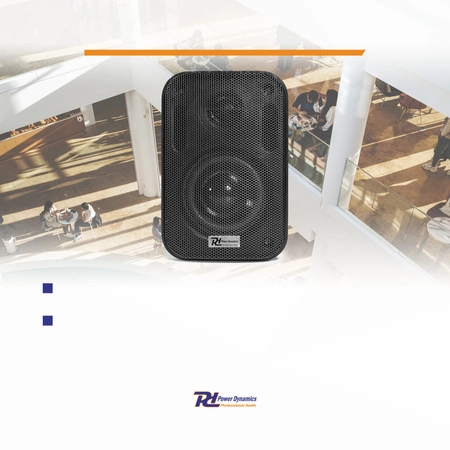 Kolumny instalacyjne 100V 3" 60W IPX5 PD BC30V czarne Power Dynamics