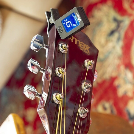 Zestaw: Gitara akustyczna Solojam Western naturalna Max + akcesoria, statyw i pulpit na nuty