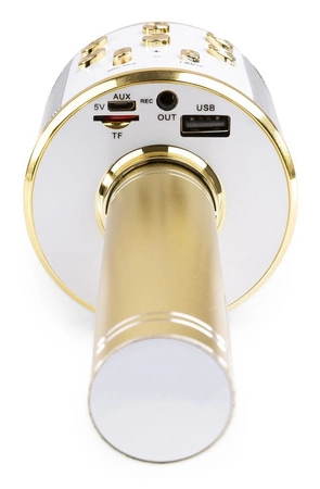 Mikrofon z głośnikiem do Karaoke KM01 BT / MP3 GOLD