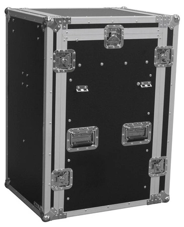 Duży Rack Case z podwójnym stołem 16U + 10U