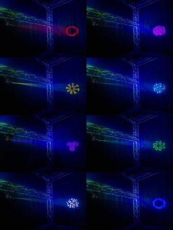 Zestaw: 2x Głowa ruchoma Panther 35 LED SPOT + case