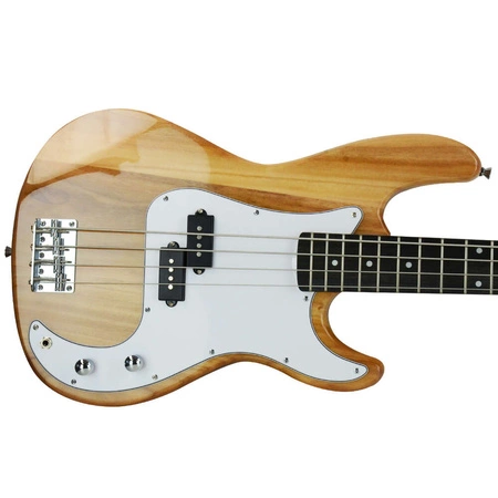 Gitara basowa - kompletny zestaw - Golden Guitar PBGB-40 kolor Natural