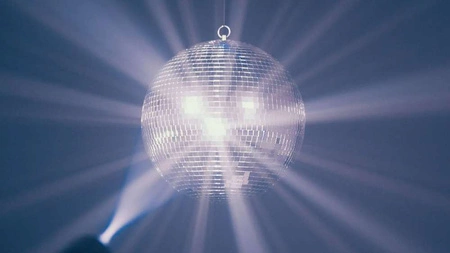 Zestaw: Kula lustrzana 30cm+ reflektor pinspot LED