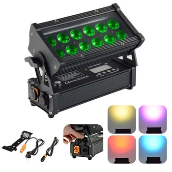 Reflektor oświetlacz 12x15W RGBW+ UV LED IP66 DMX Firefog